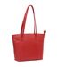 Womens/ladies Leather Tote Bag One Size Red Firetrap-1