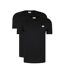 Lot de 2 t-shirts noirs homme calvin klein jeans ss badge-1