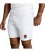 Umbro Mens 23/24 England Rugby Replica Home Shorts (White) - UTUO1539
