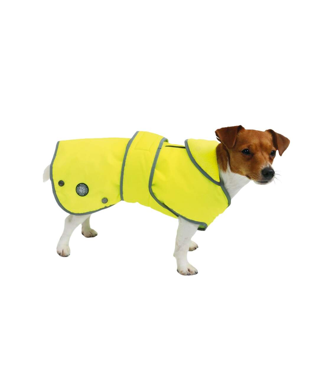 Stormguard reflective dog coat m neckline: 52cm-68cm-40cm yellow Ancol-1