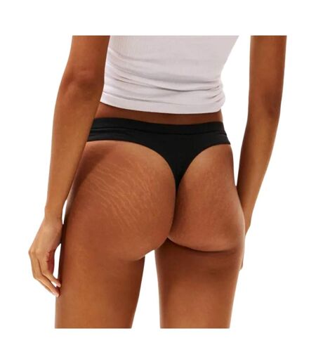 x5 strings noirs femme tommy hilfiger thong - l