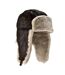 Eastern Counties Leather Mens Heydon Sheepskin Flying Hat (Dark Brown/Willow White)