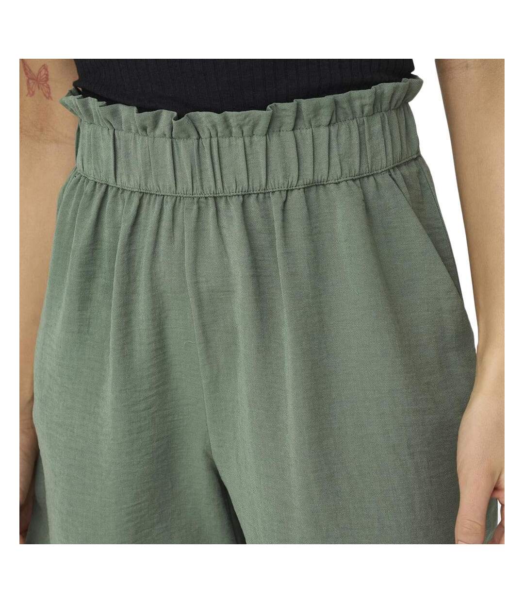 Short kaki femme jdy paperbag - 36-3