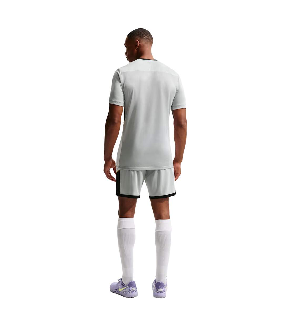 Mens Academy Training T-shirt Grey Gold Nike-3