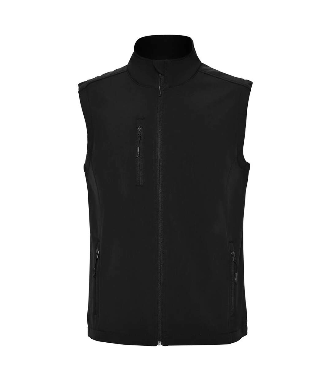 Mens Quebec Softshell Gilet Black Roly-1