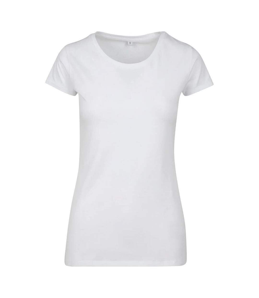 T-shirt Merch Femme Blanc Build Your Brand-2