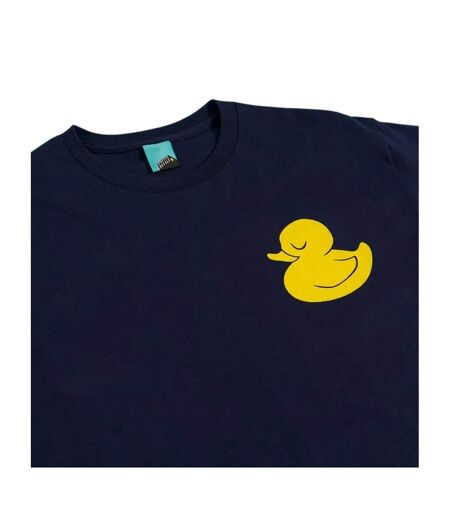 T-shirt Motif/style Imprimé Au Dos Snuggly Duckling Adulte Bleu Tangled