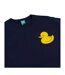 T-shirt Motif/style Imprimé Au Dos Snuggly Duckling Adulte Bleu Tangled-3