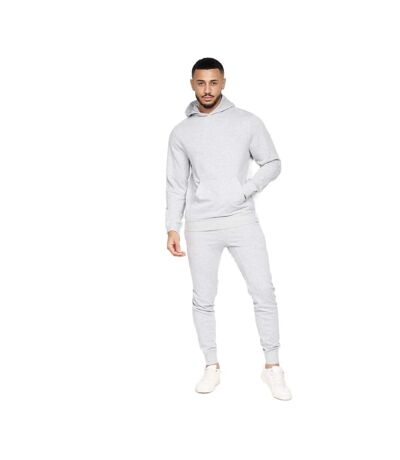Ensemble Sweat À Capuche Et Pantalon De Jogging Emmon Homme Gris Chiné Crosshatch