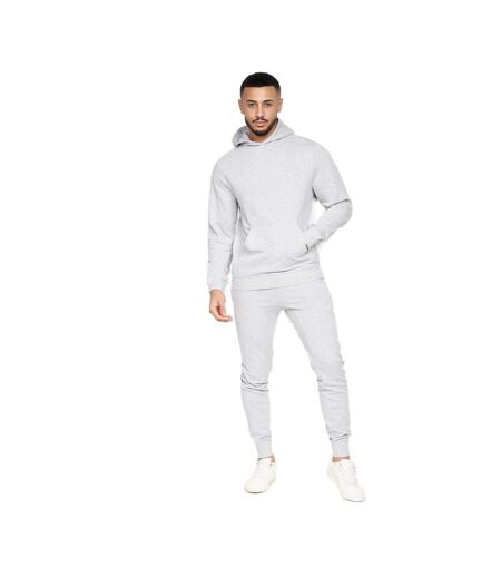Ensemble Sweat À Capuche Et Pantalon De Jogging Emmon Homme Gris Chiné Crosshatch