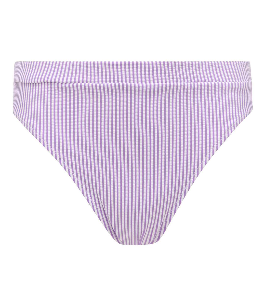 Slip de bain taille haute violet Marinado-1