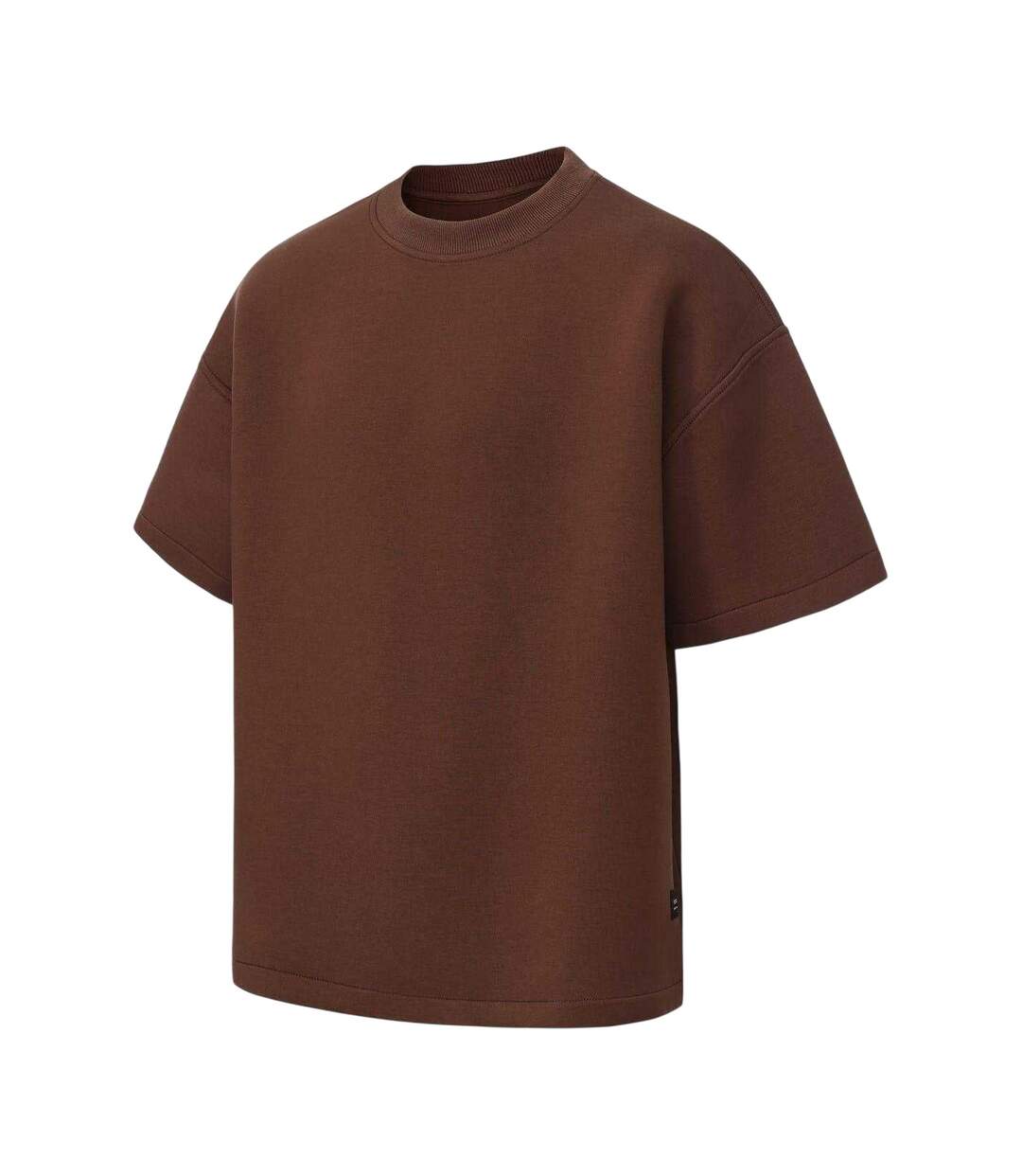 Mens Plain Scuba Comfort T-shirt Brown Firetrap-3
