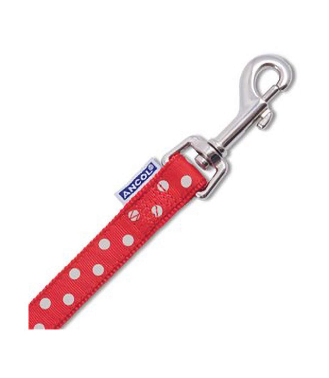 Ancol Vintage Polka Dot Lead (19mm x 1m) (Red/White) - UTBT1569-3