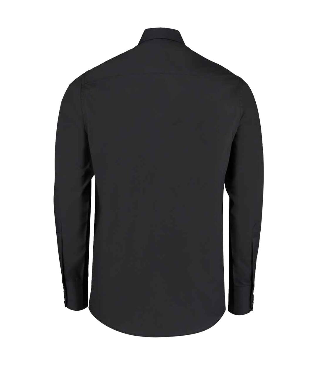 Chemise Manches Longues Homme Noir Kustom Kit-2