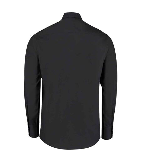 Chemise Manches Longues Homme Noir Kustom Kit