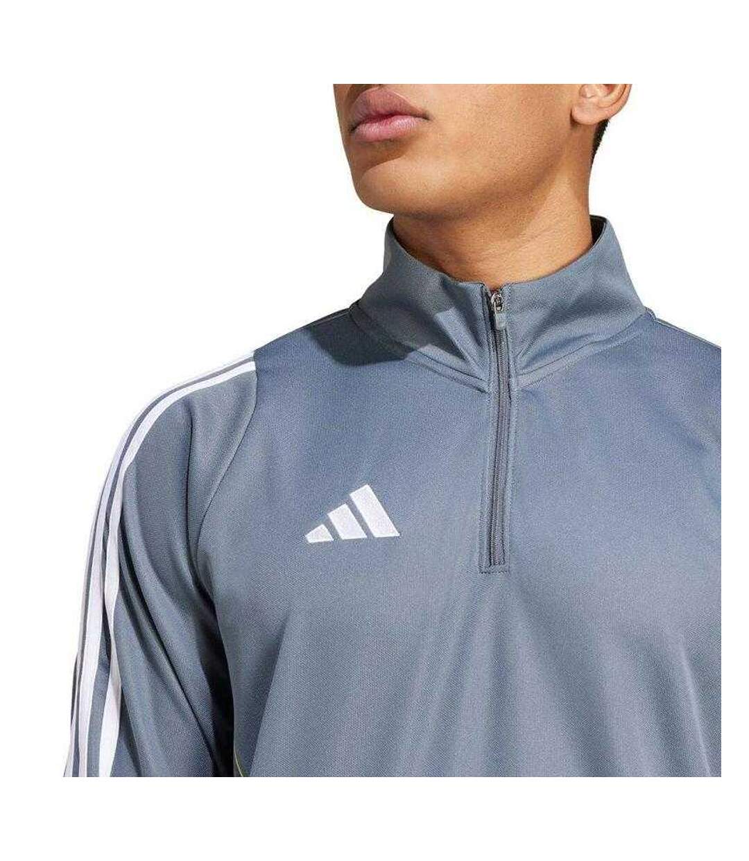 Sweat Entraînement Tiro Homme Gris Adidas-4