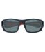 Isotoner Lunettes de soleil mixte adulte sport finition gomme, verres polarisants-1
