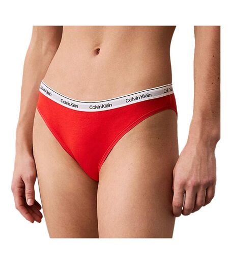 Culotte rouge femme calvin klein jeans bikini - s
