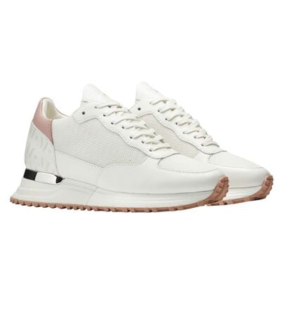 Baskets Popham Femme Blanc Mallet
