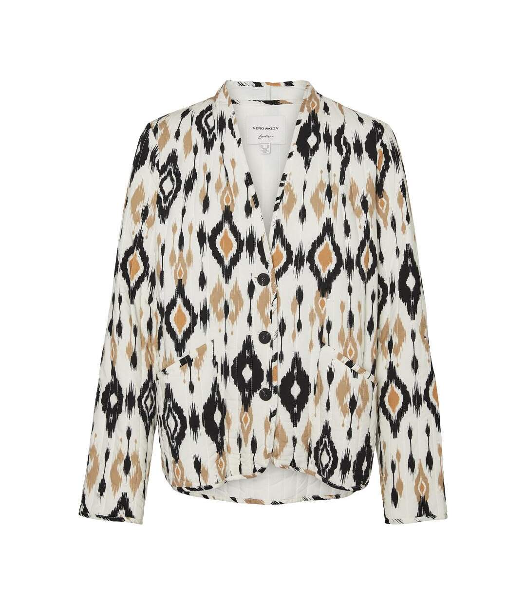 Veste blanche/noir  femme vero moda mille magda-1