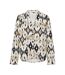 Veste blanche/noir  femme vero moda mille magda-1