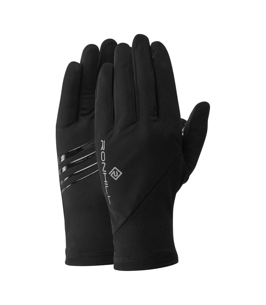 Unisex adult wind block gloves m black Ronhill-1