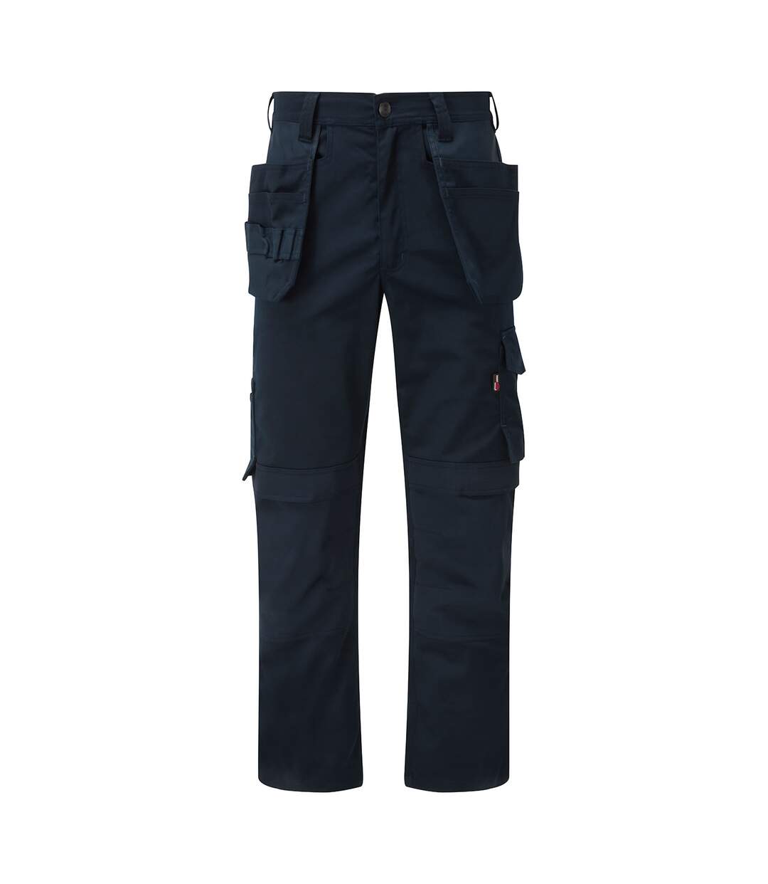 Unisex adult proflex work trousers navy blue TuffStuff-1