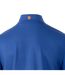 Mens abstract zip neck golf base layer top royal blue/black Island Green-4