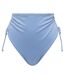 Culotte de bain taille haute bleu Marine-1