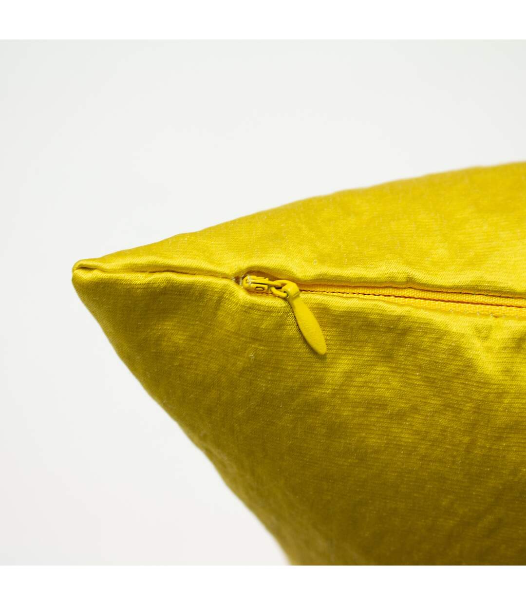 Riva home palermo cushion cover with metallic sheen design one size limon yellow Paoletti