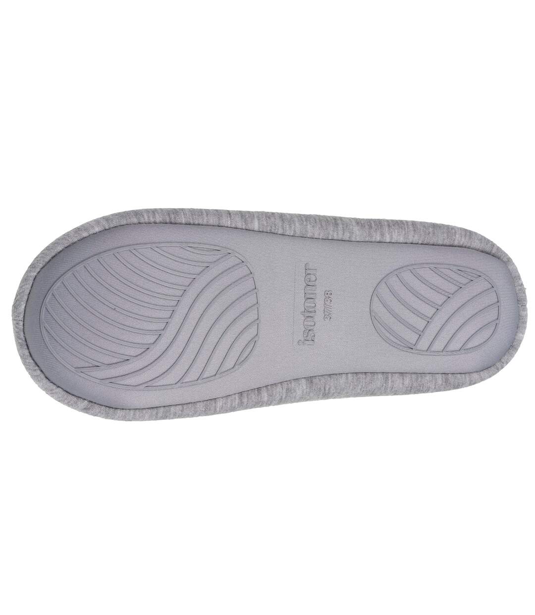 Isotoner Chaussons extra-light Bottillons femme jersey, semelle gomme antidérapante-5