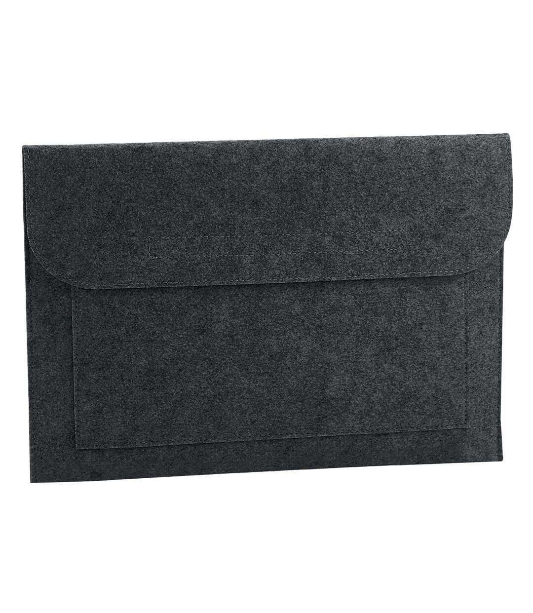 Document wallet one size charcoal melange Bagbase