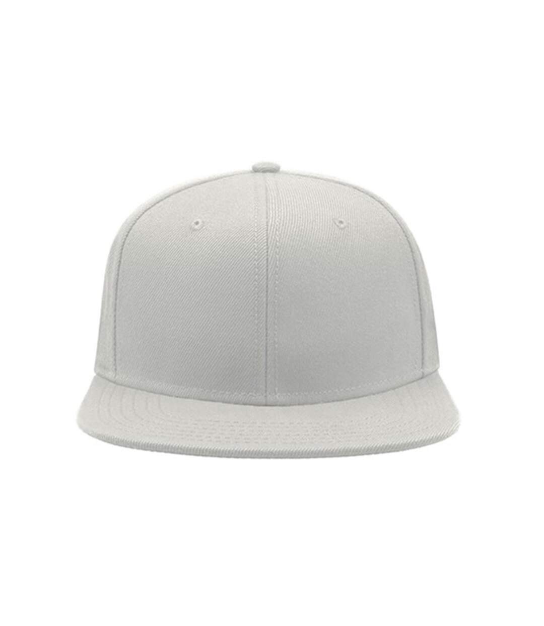 Lot de 2  casquettes avec visière plate adulte blanc Atlantis-4