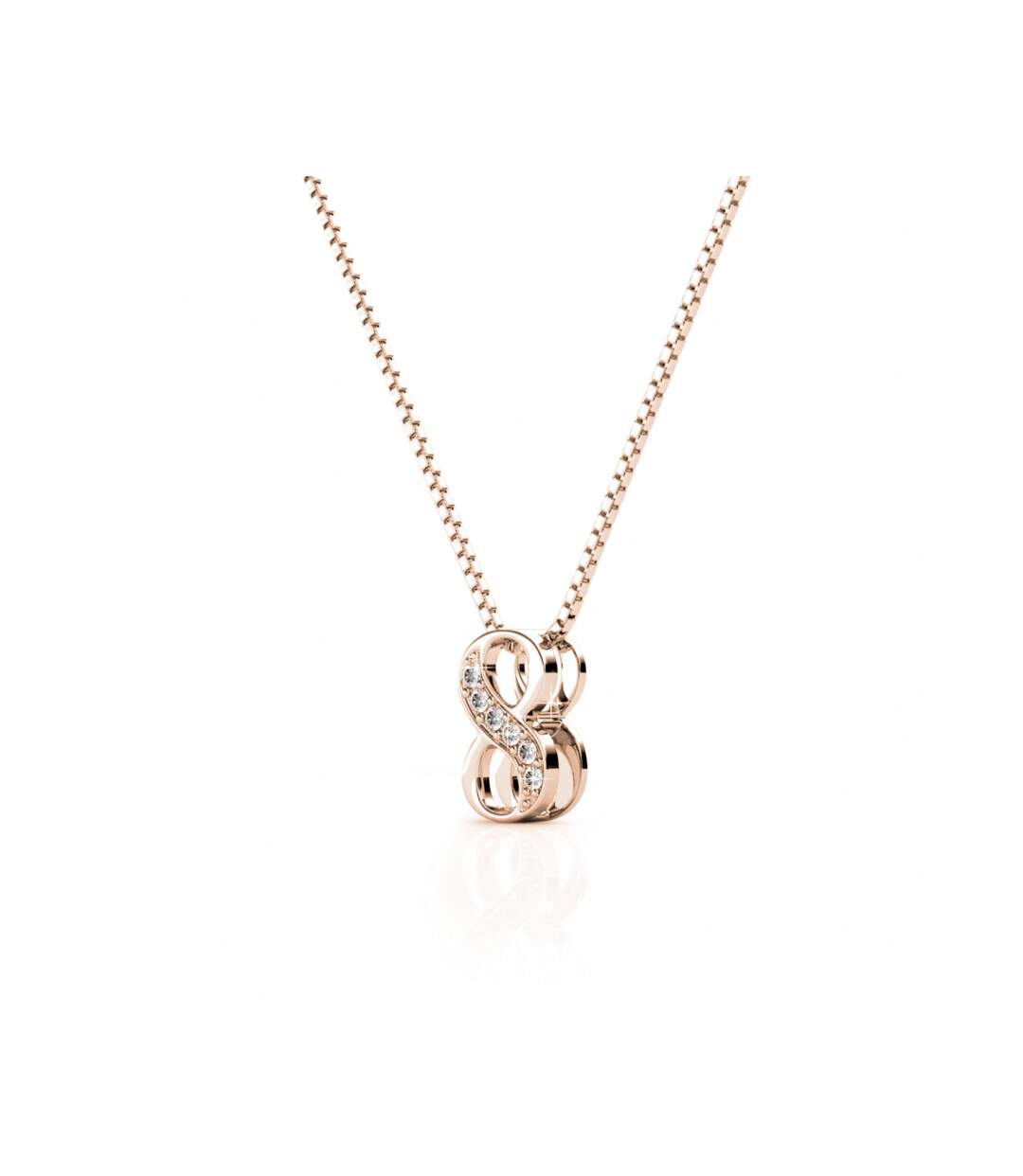 Pendentifs Number 8, Cristal d'Autriche-3