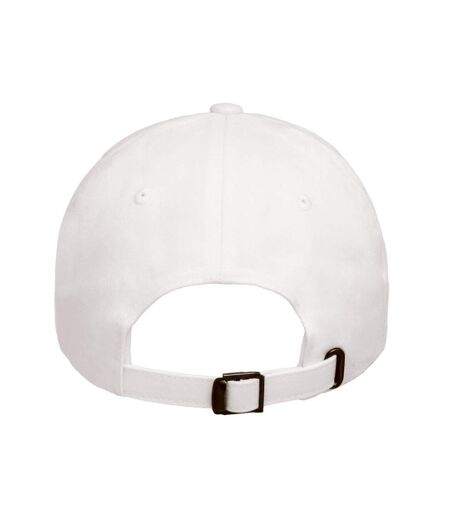 Flexfit By Yupoong Peached Cotton Twill Dad Cap (White) - UTRW7578
