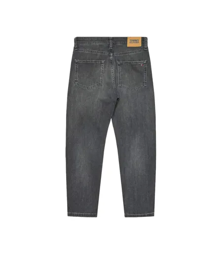 Jeans mom fuselé gris femme tommy hilfiger