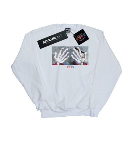 Disney Sweatshirt Femmes/Dames Coco Miguel Skeleton Hands (Blanc) - UTBI12151