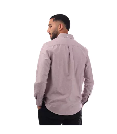 Chemise Boxworth Homme Pourpre Farah