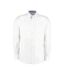 Chemise premium homme blanc / bleu Kustom Kit-1