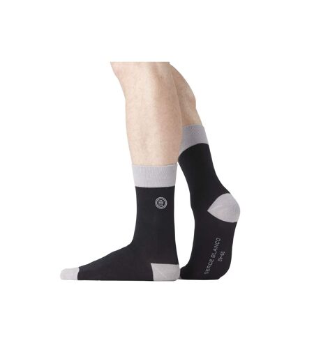 Lot de 6 Paires de Chaussettes de ville coton homme Serge Blanco