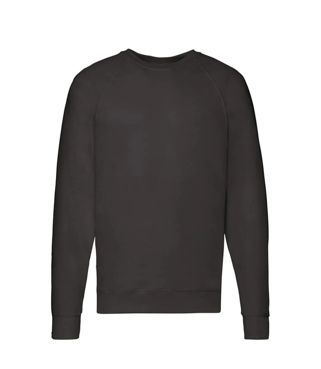 Sweat Manches Raglan Homme Noir Fruit Of The Loom-1