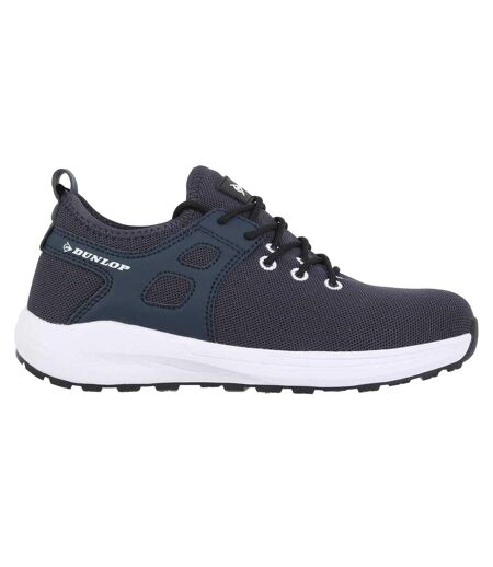 Mens Arizona Safety Shoes Navy White Dunlop