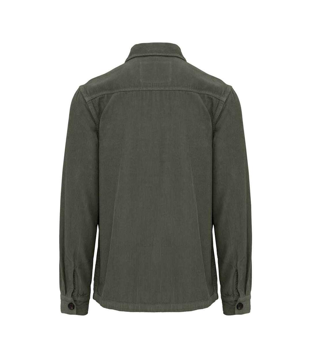 Mens corduroy washed jacket organic khaki Native Spirit-2