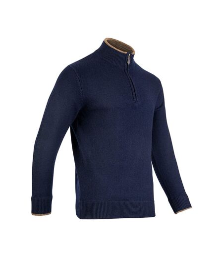 Pull Ashcombe Homme Bleu Marine Jack Pyke
