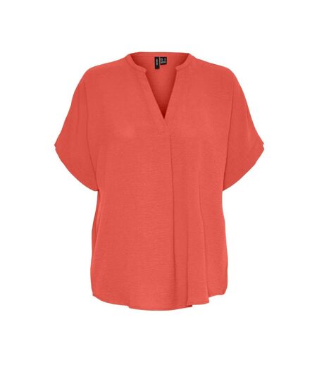 Blouse orange femme vero moda minge