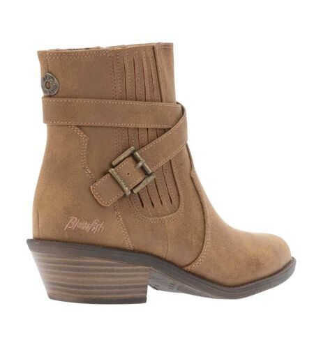 Bottines santiags lyah femme rouille Blowfish