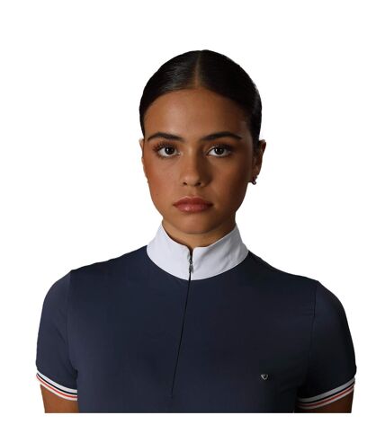 Womens/ladies arcaster show shirt navy Aubrion