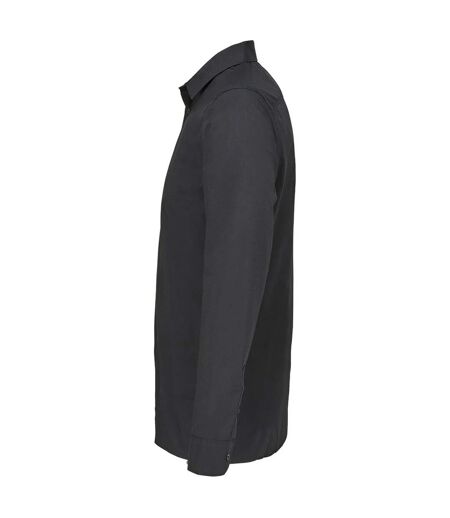 Chemise Manches Longues Bailey Adulte Noir SOLS