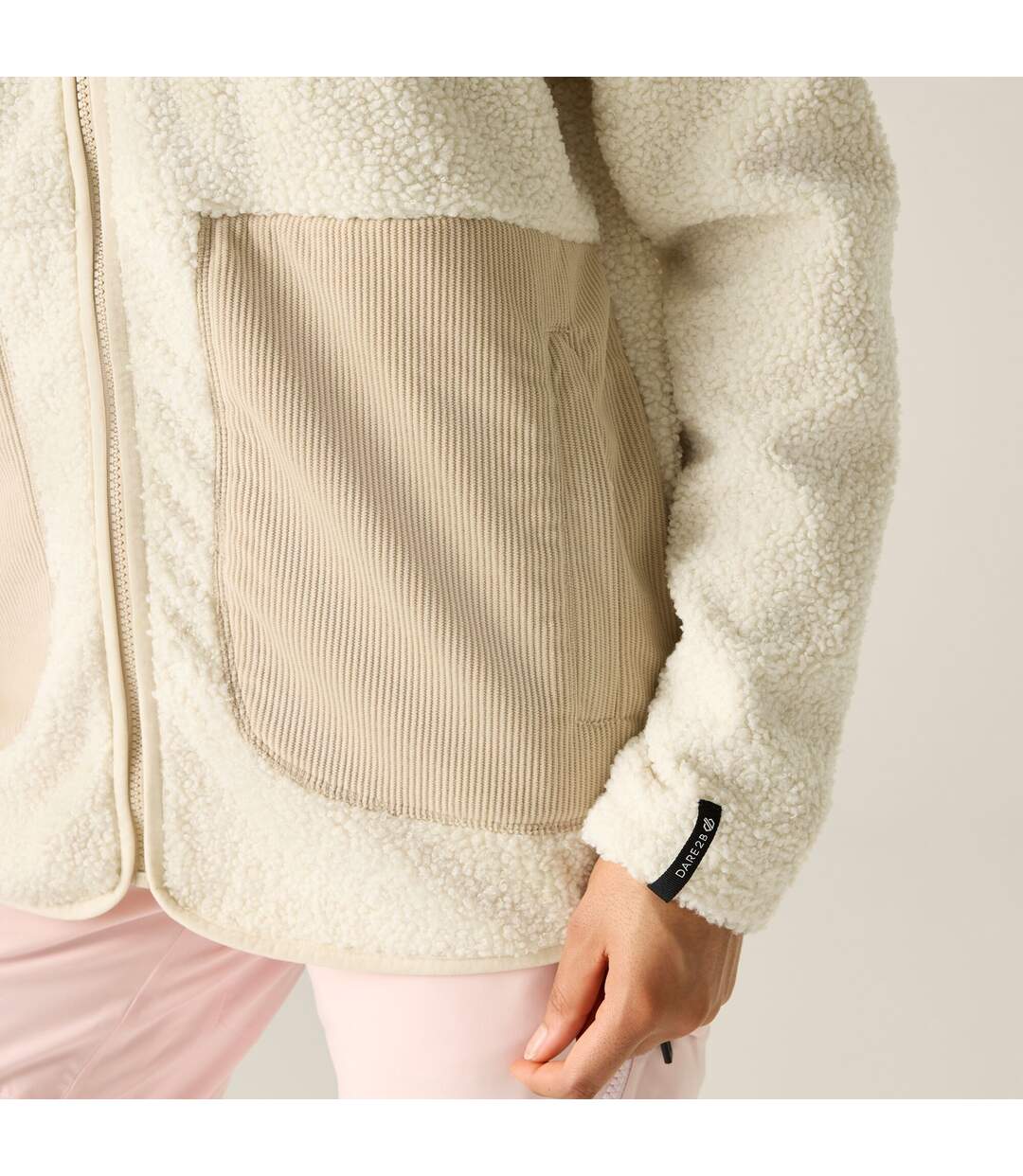 Veste Polaire Zephyr Femme Crème Blanc Cassé Dare 2B-4