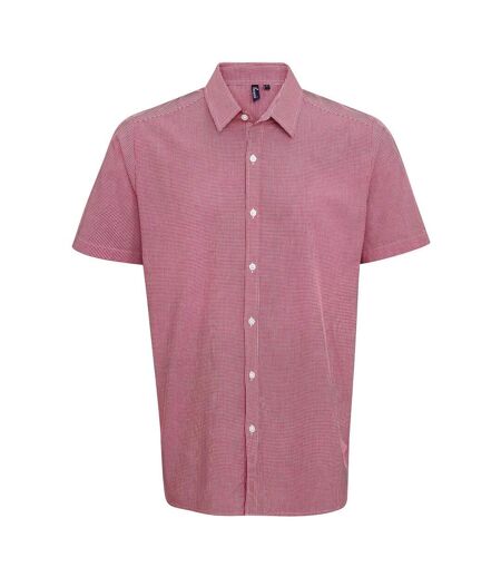 Chemise Homme Rouge Blanc Premier